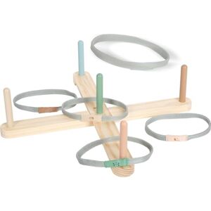 Small Foot Ring Toss Game 'Garden Buddies', wood, cute animal motifs, 5 targets & rings, for ages 3+ years, 12647 Small Foot Ring Toss Game 'Garden Buddies', wood, cute animal motifs, 5 targets & rings, for ages 3+ years, 12647