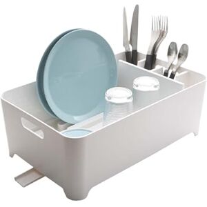 YAMAZAKI 2452 TOWER Dish Drainer, white, ABS Resin, Minimalist, 38 x 24 x 13 cm YAMAZAKI 2452 TOWER Dish Drainer, white, ABS Resin, Minimalist, 38 x 24 x 13 cm