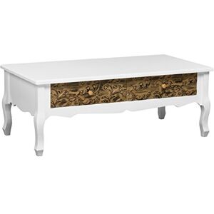 Premier Housewares Bali Coffee Table, White Premier Housewares Bali Coffee Table, White