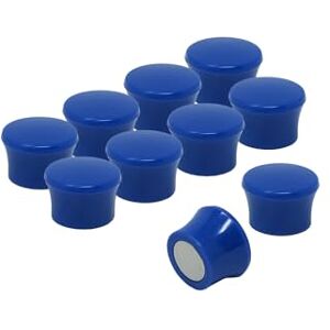 FIRST4MAGNETS Small High Power Blue Memo Board Magnets for Fridge, Whiteboard, Noticeboard, Filing Cabinet Pack of 10 FIRST4MAGNETS Small High Power Blue Memo Board Magnets for Fridge, Whiteboard, Noticeboard, Filing Cabinet Pack of 10