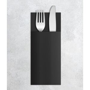 VelaHub Airlaid 50 Cutlery Napkins, Disposable Napkins, 39 x 40 cm, Black VelaHub Airlaid 50 Cutlery Napkins, Disposable Napkins, 39 x 40 cm, Black