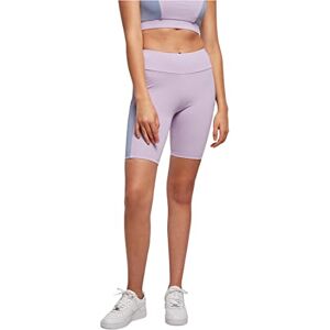 Urban Classics Women's Ladies Color Block Cycle Shorts Yoga, Lilac/violablue, 4XL Urban Classics Women's Ladies Color Block Cycle Shorts Yoga, Lilac/violablue, 4XL