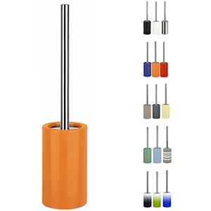 Spirella Tube Stoneware Toilet Brush, Orange Spirella Tube Stoneware Toilet Brush, Orange