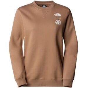 The North Face Women's Outdoor Graphic Crew Sweatshirt, Latte, L The North Face Women's Outdoor Graphic Crew Sweatshirt, Latte, L