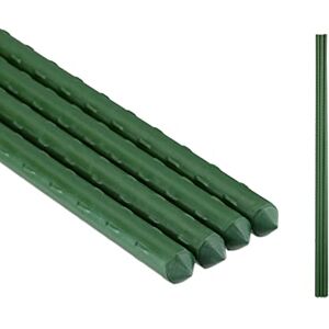 Relaxdays Stakes, Set of 10, Climbing Aid for Plants, Height, Plastic, Metal, Green, 75 cm, Diameter 10 mm Relaxdays Stakes, Set of 10, Climbing Aid for Plants, Height, Plastic, Metal, Green, 75 cm, Diameter 10 mm