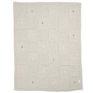 Mamas & Papas Nursery Small Knitted Blanket, Bunny Grey, 70 x 90 cm Mamas & Papas Nursery Small Knitted Blanket, Bunny Grey, 70 x 90 cm