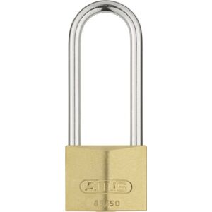 ABUS 02516 80mm Long Shackle Service Brass Padlock with 1672 Alike Keyed ABUS 02516 80mm Long Shackle Service Brass Padlock with 1672 Alike Keyed