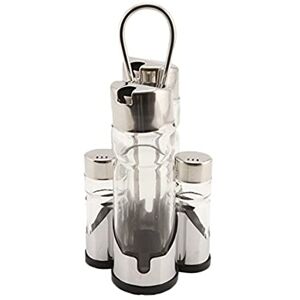 Genware NEV-4017 Oil/Vinegar and Cruet Set with Stand (Pack of 5) Genware NEV-4017 Oil/Vinegar and Cruet Set with Stand (Pack of 5)