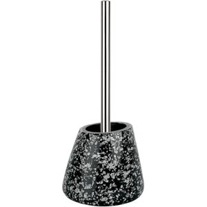Spirella Etna Glitter Polysresin Toilet Brush, Black Spirella Etna Glitter Polysresin Toilet Brush, Black