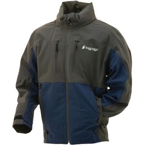 FROGG TOGGS Men's Pilot 2 Guide Waterproof Breathable Rain Jacket, Dust Blue/Slate, L UK FROGG TOGGS Men's Pilot 2 Guide Waterproof Breathable Rain Jacket, Dust Blue/Slate, L UK