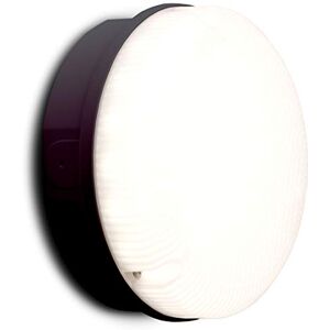 Luceco LED Mosi Bulkhead Round 200 mm 735LM 7W IP65 4000K Black Standard Luceco LED Mosi Bulkhead Round 200 mm 735LM 7W IP65 4000K Black Standard