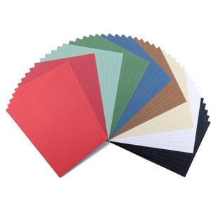 Creative Labs Florence Linen Cardstock A4-9 Christmas Colours 45 Sheets of 250 GSM Coloured Paper Card Making Supplies for Scrapbooking and Other Crafts Creative Labs Florence Linen Cardstock A4-9 Christmas Colours 45 Sheets of 250 GSM Coloured Paper Card Making Supplies for Scrapbooking and Other Crafts