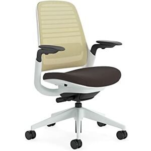 Steelcase Series 1 Ergonomic Office Chair With LiveBack Lumbar Support And 4D Armests Beige/Moleskin; Made in Europe Steelcase Series 1 Ergonomic Office Chair With LiveBack Lumbar Support And 4D Armests Beige/Moleskin; Made in Europe