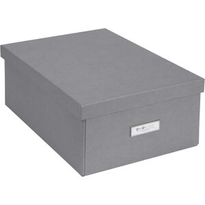 Bigso Box of Sweden Collapsible Storage Box, Paper-Laminated, Gray, M Bigso Box of Sweden Collapsible Storage Box, Paper-Laminated, Gray, M