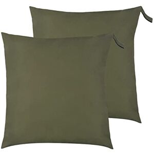 furn. Plain Outdoor Cushions Twin Pack,Olive,55 x 55cm furn. Plain Outdoor Cushions Twin Pack,Olive,55 x 55cm