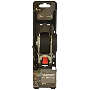 Centurion 3m x 25mm Ratchet Strap with S Hooks 600kg Lashing Capacity Tie Down Strap for Motorbikes, Roof Racks, Trailers & Cargo EN12195-2 Compliant Centurion 3m x 25mm Ratchet Strap with S Hooks 600kg Lashing Capacity Tie Down Strap for Motorbikes, Roof Racks, Trailers & Cargo EN12195-2 Compliant