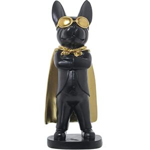 AlexandreHouse Perro Bull Resin Figure DOGC/GAFAS Y CAPA 13X12X33CM AlexandreHouse Perro Bull Resin Figure DOGC/GAFAS Y CAPA 13X12X33CM