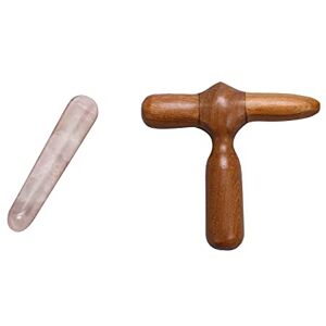 Citywalk 1 Pcs Quartz Crystal Wands Gemstone Rocks Massage & 1 Pcs Acupuncture Acupoint Stick Hammer Citywalk 1 Pcs Quartz Crystal Wands Gemstone Rocks Massage & 1 Pcs Acupuncture Acupoint Stick Hammer