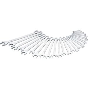 Hazet 600N/30 12-Point Traction Profile Polished Head Combination Wrench Set Chrome-Plated Hazet 600N/30 12-Point Traction Profile Polished Head Combination Wrench Set Chrome-Plated