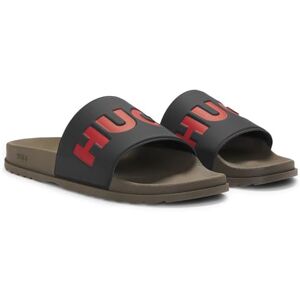 Hugo Boss Men's Match_it_Slid_rblg_n Slide, Open Green346, 4 UK Hugo Boss Men's Match_it_Slid_rblg_n Slide, Open Green346, 4 UK