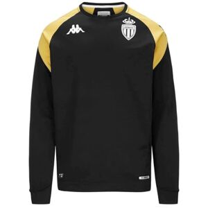 Kappa Sweatshirt ALDREN PRO 7 MONACO 23-24, Black/Gold, M, Men Kappa Sweatshirt ALDREN PRO 7 MONACO 23-24, Black/Gold, M, Men