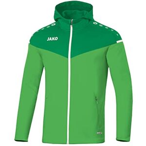 JAKO Men's Champ 2.0 Hooded jacket, Soft green/sports green, L JAKO Men's Champ 2.0 Hooded jacket, Soft green/sports green, L