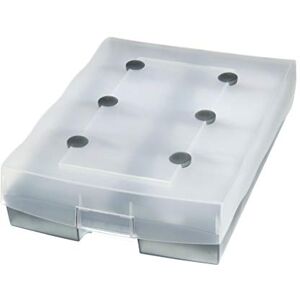 HAN 9987-693, CROCO-DUO archive box, for 2,200 cards A8 withA-Z guide cards dividers and 8 support plates, translucent grey HAN 9987-693, CROCO-DUO archive box, for 2,200 cards A8 withA-Z guide cards dividers and 8 support plates, translucent grey