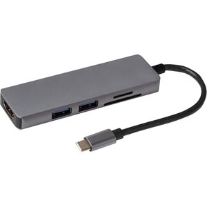 Maplin USB-C Multiport Hub Adapter 5-in-1 with 2x USB-A 3.0, 4K HDMI, SD & Micro SD Card Reader for MacBook Air, MacBook Pro, Dell XPS, Lenovo ThinkPad and More Maplin USB-C Multiport Hub Adapter 5-in-1 with 2x USB-A 3.0, 4K HDMI, SD & Micro SD Card Reader for MacBook Air, MacBook Pro, Dell XPS, Lenovo ThinkPad and More