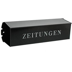 Burg-Wächter Burg Wächter Metal Newspaper Box with Embossed German Text "Zeitungen", Brown, 808 E Burg-Wächter Burg Wächter Metal Newspaper Box with Embossed German Text "Zeitungen", Brown, 808 E