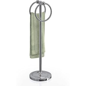 bgl Fingertip Towel Holder Stand Hand Towel Ring for Bathroom or Kitchen Vanity Countertops to Store Hand Towels Washcloths or dishcloths 2 Hanging Rings,18" High-Chrome bgl Fingertip Towel Holder Stand Hand Towel Ring for Bathroom or Kitchen Vanity Countertops to Store Hand Towels Washcloths or dishcloths 2 Hanging Rings,18" High-Chrome