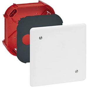 Legrand LEG91974 Junction Box with Lid and Screws for Solid Walls 120 x 120 x 40 mm Legrand LEG91974 Junction Box with Lid and Screws for Solid Walls 120 x 120 x 40 mm