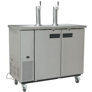 POLAR REFRIGERATION G-series 250 W Direct Draw Keg Beer Dispenser & 2x Tap, Stainless Steel, Holds 2x Half Barrel Kegs, Energy Rating C Includes Tap, CO2 Line & Tee Joint & Type A Keg Con., GE633 POLAR REFRIGERATION G-series 250 W Direct Draw Keg Beer Dispenser & 2x Tap, Stainless Steel, Holds 2x Half Barrel Kegs, Energy Rating C Includes Tap, CO2 Line & Tee Joint & Type A Keg Con., GE633