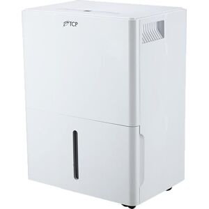 TCP 30L Large Dehumidifier, Ultra-Quiet with 4.7L Water Tank, Continuous Drainage, 24h Timer, 2-Speed Fan & Full Tank Warning, White – Ideal for Damp, Humidity & Condensation TCP 30L Large Dehumidifier, Ultra-Quiet with 4.7L Water Tank, Continuous Drainage, 24h Timer, 2-Speed Fan & Full Tank Warning, White – Ideal for Damp, Humidity & Condensation