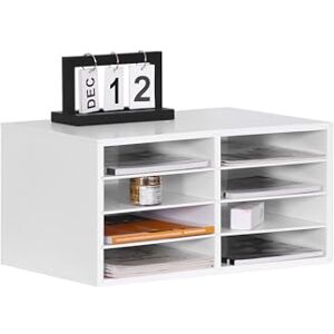 Relaxdays Bamboo Document Holder, A4, 8 Slots, Home Office, HxWxD: 25x49x31 cm, Desk Organizer, White, 80%, 25 x 49 x 31 cm Relaxdays Bamboo Document Holder, A4, 8 Slots, Home Office, HxWxD: 25x49x31 cm, Desk Organizer, White, 80%, 25 x 49 x 31 cm