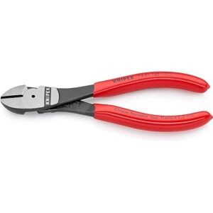 KNIPEX High Leverage Diagonal Cutter black atramentized, plastic coated 160 mm 74 01 160 KNIPEX High Leverage Diagonal Cutter black atramentized, plastic coated 160 mm 74 01 160