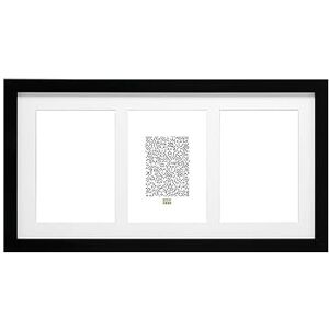 Deknudt Frames S66KA3-10.0X15.0 Black Photo Frame for 3 Vertical Photos 41 x 24 x 2 cm Deknudt Frames S66KA3-10.0X15.0 Black Photo Frame for 3 Vertical Photos 41 x 24 x 2 cm