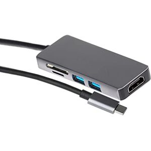Nikkai USB C Hub Adapter, 5-in-1 with 2x USB-A 3.0, 4K HDMI, SD/Micro SD Card Reader for MacBook Air, MacBook Pro, Dell XPS, Lenovo ThinkPad and More Nikkai USB C Hub Adapter, 5-in-1 with 2x USB-A 3.0, 4K HDMI, SD/Micro SD Card Reader for MacBook Air, MacBook Pro, Dell XPS, Lenovo ThinkPad and More