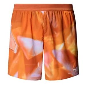 The North Face Men's Sunriser 7In Reg Shorts, Digital Orange Prisms P, L The North Face Men's Sunriser 7In Reg Shorts, Digital Orange Prisms P, L