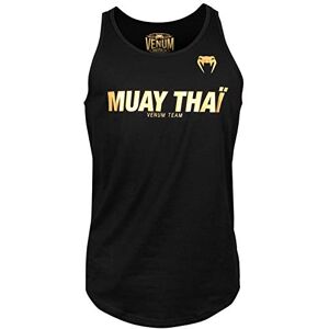 Venum Mens Muay Thai Vt Tank Tops, Black/Gold, XXL EU Venum Mens Muay Thai Vt Tank Tops, Black/Gold, XXL EU