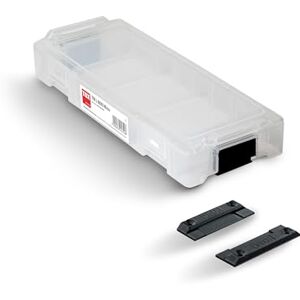 TOX L-BOXX Micro 094909142 Sorting Box for Screws and Dowels, Individually Adjustable + L-BOXX Fix Clip Mounting Bracket (2 Pieces in Bag) for Secure Fixation to Workbench, Wall and Much More TOX L-BOXX Micro 094909142 Sorting Box for Screws and Dowels, Individually Adjustable + L-BOXX Fix Clip Mounting Bracket (2 Pieces in Bag) for Secure Fixation to Workbench, Wall and Much More