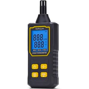 StarTech .com Handheld Digital Temperature/Humidity Meter, Hygrometer W/Large LCD, Thermometer For Server Rooms/Offices StarTech .com Handheld Digital Temperature/Humidity Meter, Hygrometer W/Large LCD, Thermometer For Server Rooms/Offices