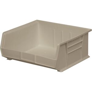 Akro-Mils 30235 AkroBins Plastic Hanging Stackable Storage Organizer Bin, 11-Inch x 11-Inch x 5-Inch, Stone, 6-Pack Akro-Mils 30235 AkroBins Plastic Hanging Stackable Storage Organizer Bin, 11-Inch x 11-Inch x 5-Inch, Stone, 6-Pack
