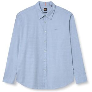 Boss Men's Relegant_6_m Shirt, Silver, 3XL Boss Men's Relegant_6_m Shirt, Silver, 3XL