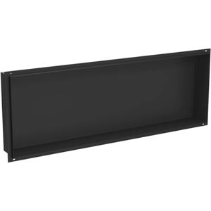 Mexen recessed shelf without collar 90x30 cm made of stainless steel X-Wall-NR black 1971903010 Mexen recessed shelf without collar 90x30 cm made of stainless steel X-Wall-NR black 1971903010