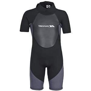 Trespass Childrens Boys Scuba 3mm Short Wetsuit (9/10 Years) (Black) Trespass Childrens Boys Scuba 3mm Short Wetsuit (9/10 Years) (Black)