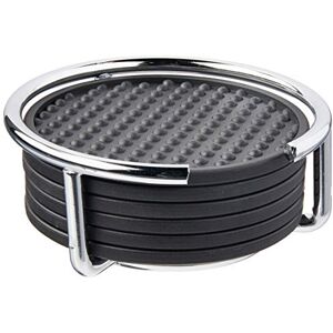 Spectrum Diversified Spectrum 43570 Euro Coaster Container with 6 Coasters, Chrome Spectrum Diversified Spectrum 43570 Euro Coaster Container with 6 Coasters, Chrome