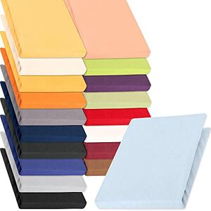 aqua-textil Pur Fitted Sheet Divan Water Beds Cotton 120x200-130x220 cm aqua blue aqua-textil Pur Fitted Sheet Divan Water Beds Cotton 120x200-130x220 cm aqua blue