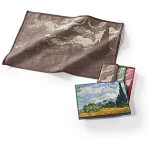 Musearta TT-VG-WC-10-V424208 Unisex Tea Towels Set of 3 with Wheatfield with Cypresses by Artist Vincent Van Gogh Cotton 50 x 70 cm Musearta TT-VG-WC-10-V424208 Unisex Tea Towels Set of 3 with Wheatfield with Cypresses by Artist Vincent Van Gogh Cotton 50 x 70 cm