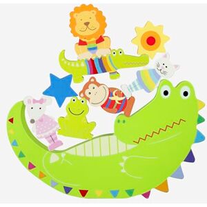 ORANGE TREE toys Children's Animal Stacking Game, Crocodile Balance Toy with Lion and Mouse Characters, Educational Motor Skills Development ORANGE TREE toys Children's Animal Stacking Game, Crocodile Balance Toy with Lion and Mouse Characters, Educational Motor Skills Development