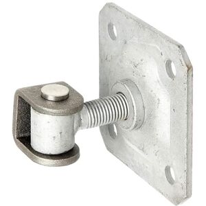 Alberts Gah- 418397 Door Hinge with Screw-On Pane/Adjustable by 20 mm/Weld-On / M16 Thread Alberts Gah- 418397 Door Hinge with Screw-On Pane/Adjustable by 20 mm/Weld-On / M16 Thread